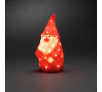 Konstsmide Christmas Figura LED Babbo Natale rosso IP44 altezza 38 cm Konstsmide Christmas
