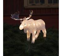 Konstsmide Christmas Figura luminosa a LED di Elch per uso esterno Batteria Konstsmide Christmas
