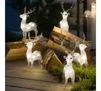 Konstsmide Christmas Figure luminose LED renne da esterni, set 5x Konstsmide Christmas