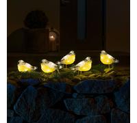 Konstsmide Christmas Figure luminose LED uccelli da esterni, set 5x Konstsmide Christmas