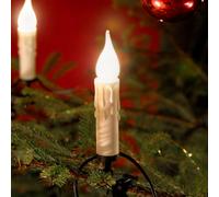 Konstsmide Christmas ghirlanda luminosa a 20 luci con aspetto a cera bianca 14,8 m Konstsmide Christmas