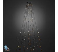 Konstsmide Christmas Ghirlanda luminosa a LED per esterni con 400 luci, controllabile tramite app Konstsmide Christmas