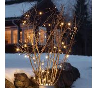 Konstsmide Christmas Ghirlanda luminosa Martin, 20 LED, con sensore Konstsmide Christmas