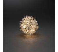 Konstsmide Christmas Lampada decorativa a LED a forma di palla di filo metallico, Ø 20 cm, 40 LED Konstsmide Christmas