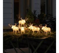 Konstsmide Christmas Lampada LED deco 5 alci per esterni Konstsmide Christmas
