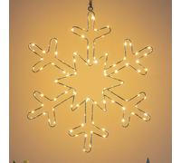 Konstsmide Christmas Lampada LED decorativa fiocco di neve argento Konstsmide Christmas