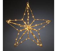 Konstsmide Christmas Lampada LED decorativa stella oro 37x36 cm Konstsmide Christmas