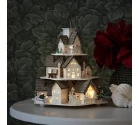 Konstsmide Christmas Lampada LED profilo di legno case, bianco Konstsmide Christmas