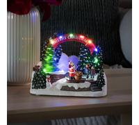 Konstsmide Christmas Lampada LED Santa e bimbi, con musica Konstsmide Christmas