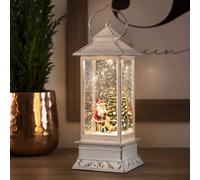 Konstsmide Christmas Lanterna d'acqua LED Babbo Natale con cane Konstsmide Christmas