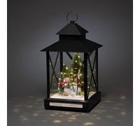 Konstsmide Christmas Lanterna LED pupazzi di neve nero IP44 42cm Konstsmide Christmas