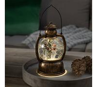 Konstsmide Christmas Lanterna sfera LED pupazzi di neve, piena d'acqua Konstsmide Christmas