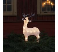 Konstsmide Christmas Figura LED renna esterni IP44 trasparente 2.500K Konstsmide Christmas