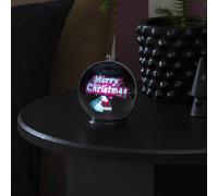 Konstsmide Christmas Sfera ologramma 3D Merry Christmas, 42 LED Konstsmide Christmas