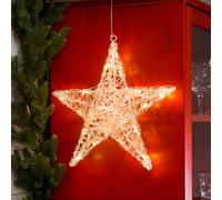 Konstsmide Christmas Stella LED a cinque punte Ingar in acrilico Konstsmide Christmas