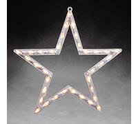 Konstsmide Christmas Stella LED decorativa per finestra, bianco caldo Konstsmide Christmas