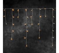 Konstsmide Christmas Tenda luminosa a LED pioggia di ghiaccio ambra bianca 5m Konstsmide Christmas