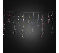 Konstsmide Christmas Tenda luminosa a LED pioggia di ghiaccio, globi colorati, 200-flg. Konstsmide Christmas