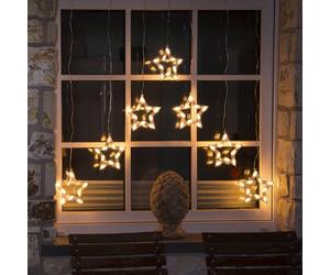 Konstsmide Christmas Tenda luminosa a LED Stelle, 70 luci Konstsmide Christmas