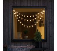 Konstsmide Christmas Tenda luminosa LED 44 bianco caldo fiocco luminoso Konstsmide Christmas