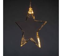 Konstsmide Christmas Tenda luminosa LED con 8 stelle da interni 4452-103