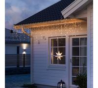 Konstsmide Christmas Tenda pioggia ghiaccio ambra 1027 cm 400fl Konstsmide Christmas