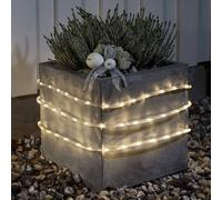 Konstsmide Christmas Tubo luminoso LED 6 m, sensore, 96 luci a batteria Konstsmide Christmas