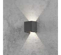 Konstsmide Applique LED da esterni Cremona 13 cm antracite Konstsmide