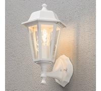 Konstsmide Deliziosa lampada a muro da esterno GRADO, bianca Konstsmide