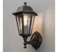 Konstsmide Deliziosa lampada a muro da esterno GRADO, nera Konstsmide