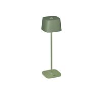 Konstsmide Lampada da tavolo Capri a batteria, colore verde, per interni ed esterni, 7814-630, verde menta