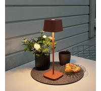 Konstsmide Lampada LED da tavolo Capri da esterni, terracotta Konstsmide