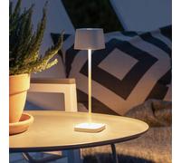 Konstsmide Lampada LED da tavolo Capri-Mini esterni, bianco Konstsmide