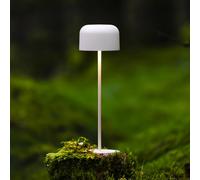 Konstsmide Lampada da tavolo a LED Lille, bianco, per interni ed esterni, senza