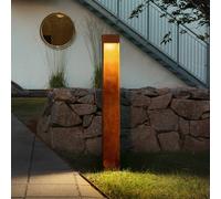 Konstsmide Lampione a LED Rho, color ruggine, altezza 100 cm, metallo, IP54 Konstsmide