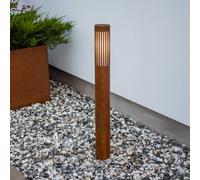 Konstsmide Lampione Pistoia, color ruggine, altezza 95 cm, metallo, IP54 Konstsmide