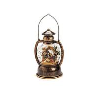 Konstsmide - Lanterna LED con Palla di Vetro e Neve, plastica, Natività, Round 20cm