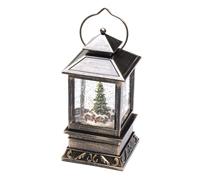 Konstsmide - Lanterna LED con palla di vetro e neve, Scena di mercato, Small 22cm