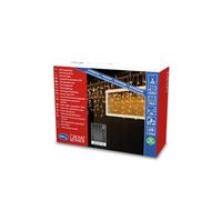 Konstsmide LED nevischio, 200 Globes bianca calda, diodi, 24 V trasformatore esterno, cavo trasparente/3672 - 103