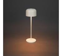 Konstsmide Lampada da tavolo a LED Lille, bianco, per interni ed esterni, senza