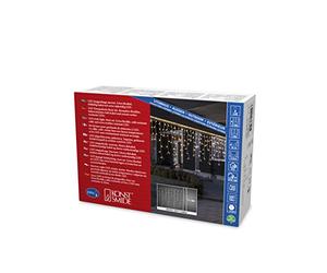 Konstsmide Maxi LED compatto System Basis-Set nevischio Sett Plus, trasformatore, per un massimo di 450 diodi, 60 m 24 V trasformatore esterno IP44, IP67, cavo morbido bianco 4720 - 112