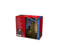 Konstsmide Micro LED Compactlights, 1000 diodi a luce bianca calda, 30 V, esterno (IP44), cavo nero - 3870-130