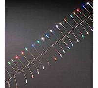 Konstsmide Micro luci LED petardo con Timer 6H diodi a Batteria per Interni, Argento, 60 LEDs