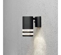 Konstsmide Applique da esterni Modena, 1 luce 2 fessure, nero Konstsmide