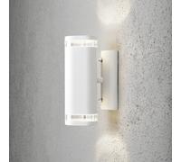 Konstsmide Applique esterni Modena con fessura, 2 luci bianco Konstsmide