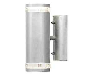 Konstsmide Modena Up&Down/Wandleuchte Up & Down aus galvanisierem Stahl mit klarem Acrylglas