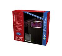 Konstsmide nevischio LED, con colorati Globes - Ampolle, 400 diodi colorati, trasformatore esterno 24 V, cavo trasparente 3673 - 503