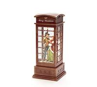 Konstsmide Palla di neve con luci natalizie a LED Dickensian Rosso - NUOVO