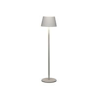 Konstsmide Pomezia 7824-250 - Lampada da terra per interni ed esterni, resistente alla pioggia, con USB, in alluminio, 11 colori di luce, 3 altezze montabili, durata della batteria fino a 20 ore,