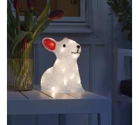 Konstsmide Season Figura luminosa LED coniglio, a batteria Konstsmide Season